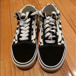 Vans, Black and White, Boys 4
